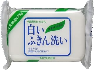 miyoshi 肥皂 白抹布清洗 135克×12个