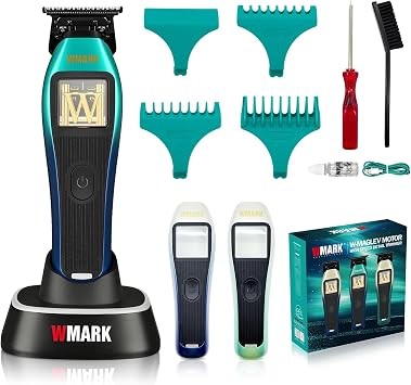 WMARK Beard & Hair Trimmer for Men Professional Barber Electric T Trimmers