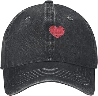 I Love Iowa Baseball Cap for Men Women Adjustable Vintage Washed Denim Style Dad Hat