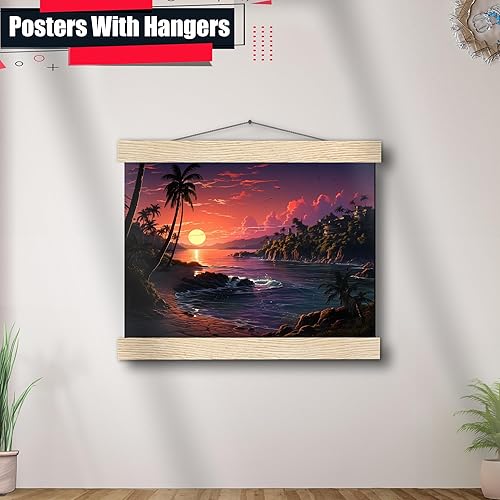 Miniatura 3 de Neon Sunset Vibes Florida Synthwave Sunset Framed poster Print, Retro Miami Style Wall Art, poster Prints, Art Decor