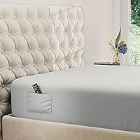 Vista 32 de DREAMCARE - Sábana bajera de tamaño individual XL, con bolsillo profundo, para colchones de hasta 15 pulgadas, resistente al encogimiento y a