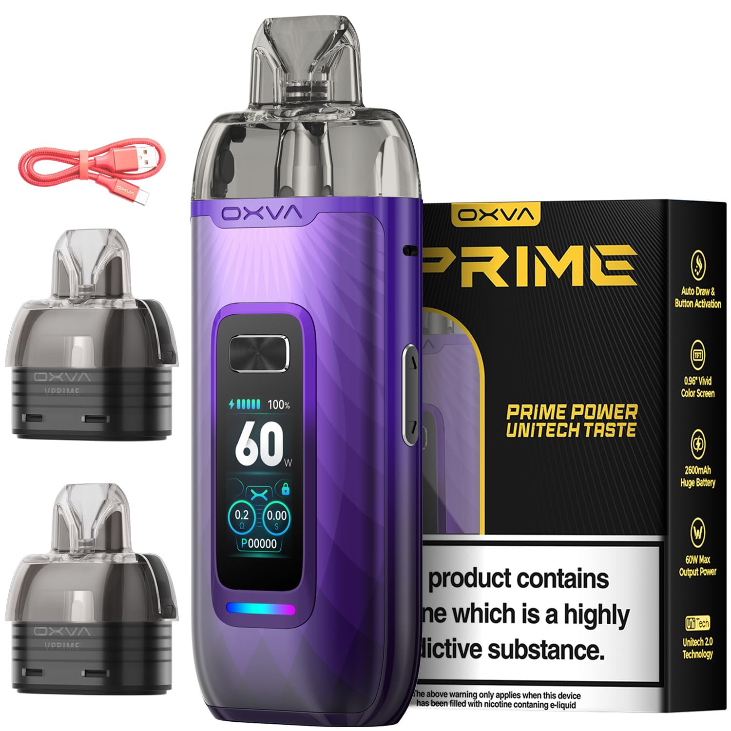 oxva vprime sakura pink Get Top Quality OXVA Vprime Vape Pod Kit main image 1