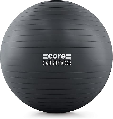 Core Balance Pelota de ejercicio para entrenamientos, resistente a estallidos y antideslizantes, pelota de yoga suiza para embarazo, estabilidad,