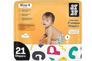 Hello Bello Premium Baby Diapers Size 4: Small Pack, Big Protection