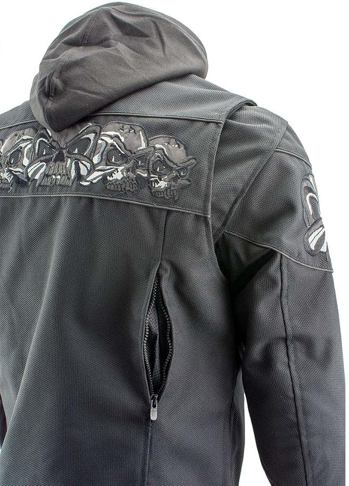 Amazon.com: Milwaukee Leather Men's Vengeance Black Armored
