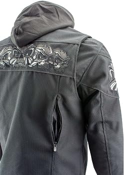 Amazon.com: Milwaukee Leather Men's Vengeance Black Armored