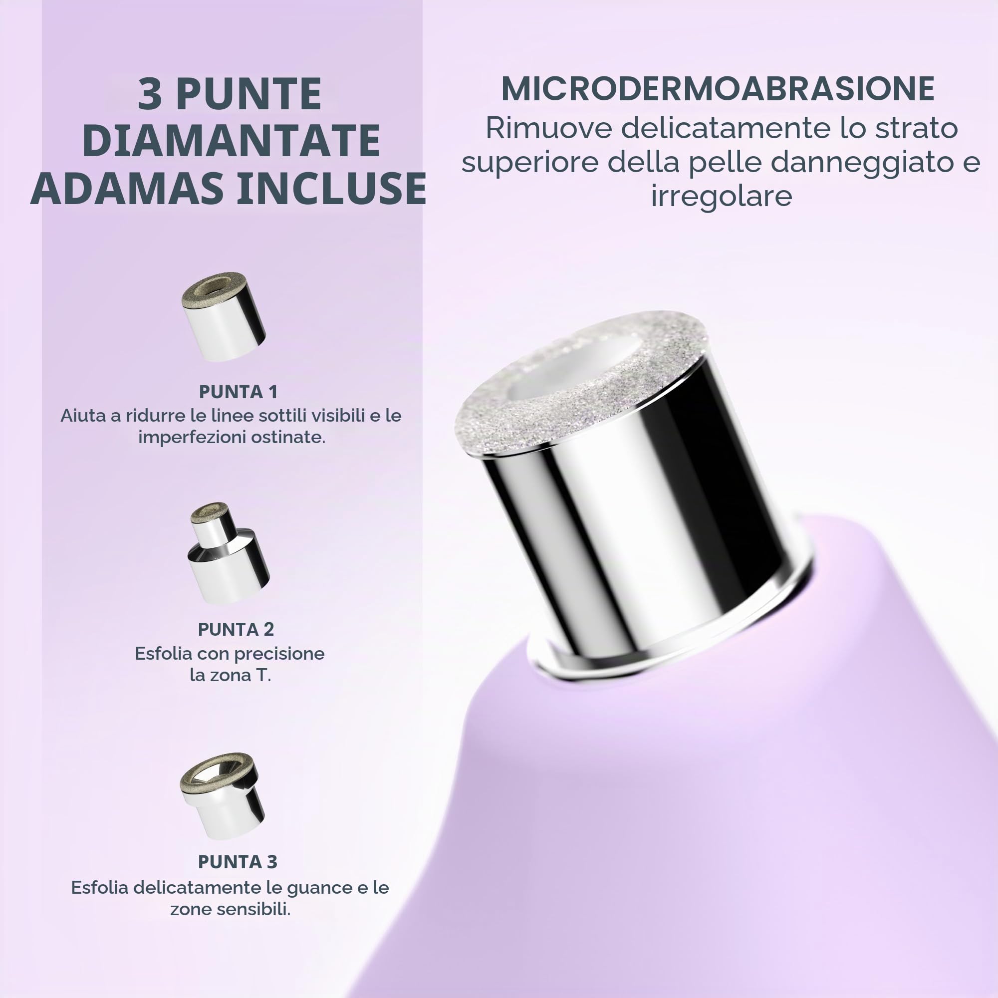 FOREO KIWI derma Aspiratore Punti Neri Microdermoabrasione viso Professionale Estrattore Punti Neri Viso e Naso