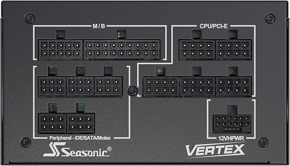 Seasonic Vertex PX-1000 1000W Platinum Fully Modular ATX 3.0 Power Supply Unit