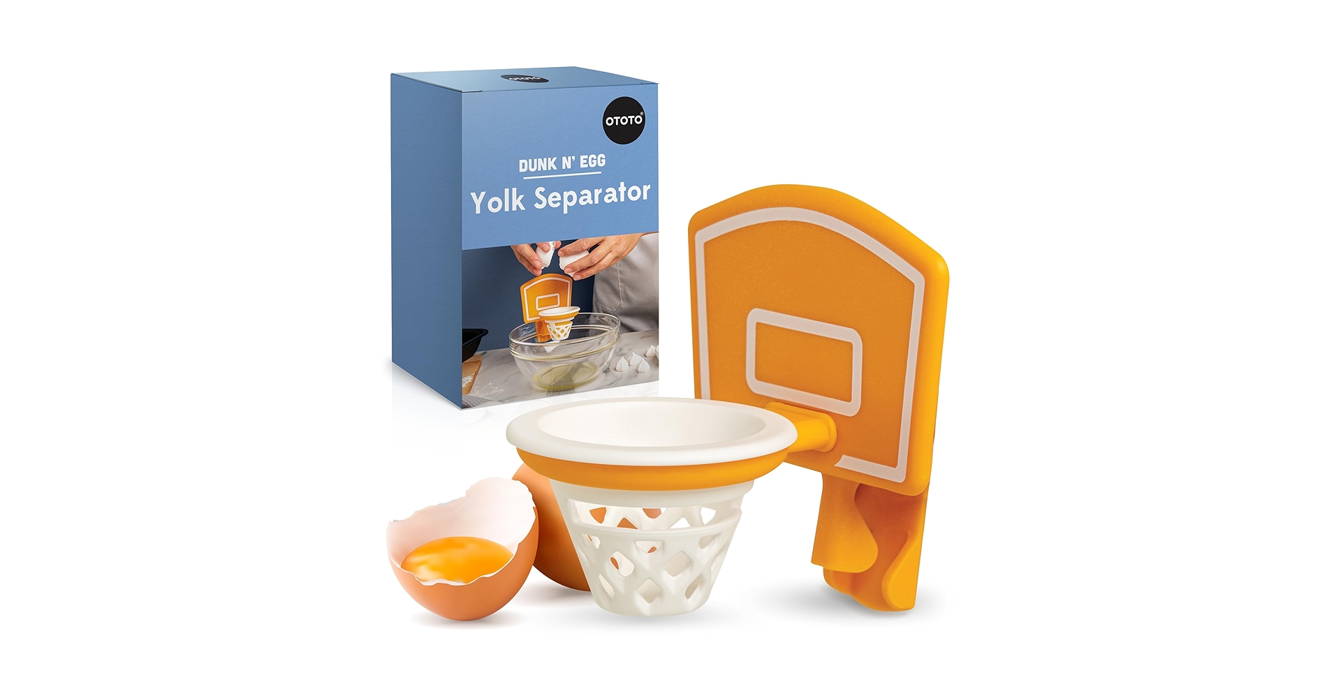 Eggnogger's 'Stache/JUST IN FOOLING セット Amazon.com: OTOTO Dunk N' Egg Yolk Separator Funny, Unique