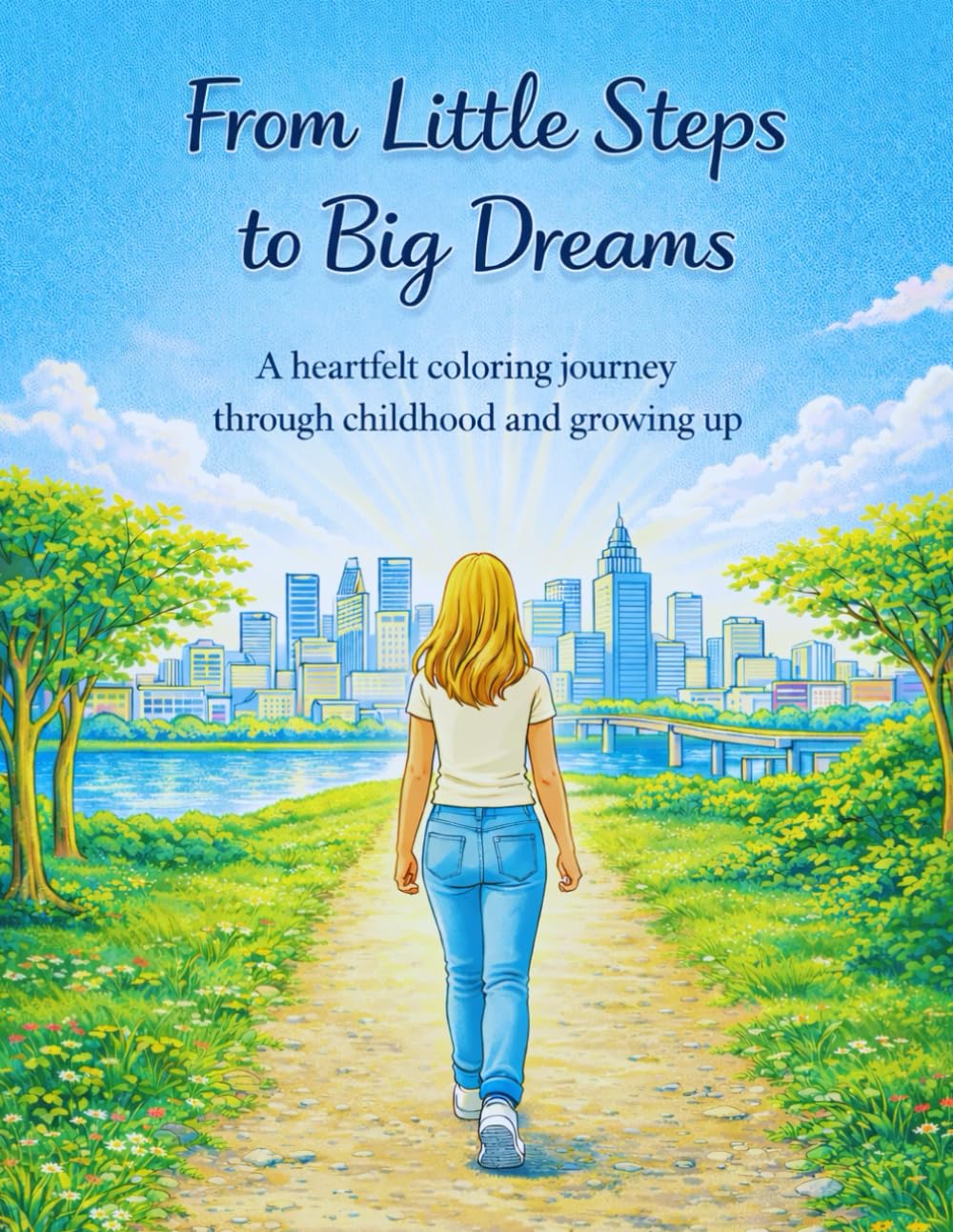 From Little Steps to Big Dreams: A Coloring Book Celebrating Childhood, Growth, and New Beginnings