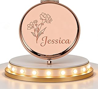 Espejo compacto personalizado: monedero peque...