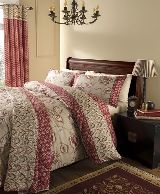 Catherine Lansfield Kashmir Easy Care Double Duvet Set Multi