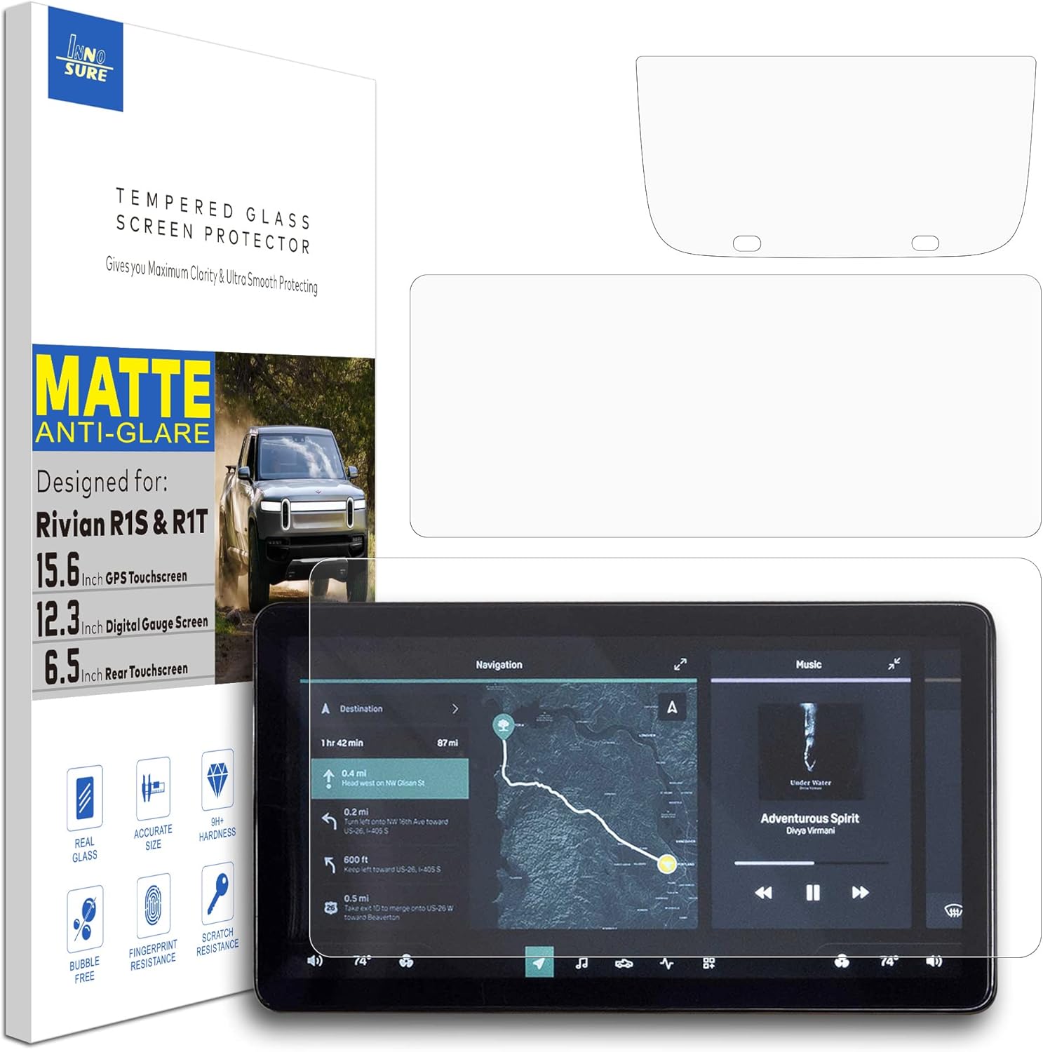 Amazon.com: INNOSURE (3 Pack Glass Screen Protector for 2022 2023 ...