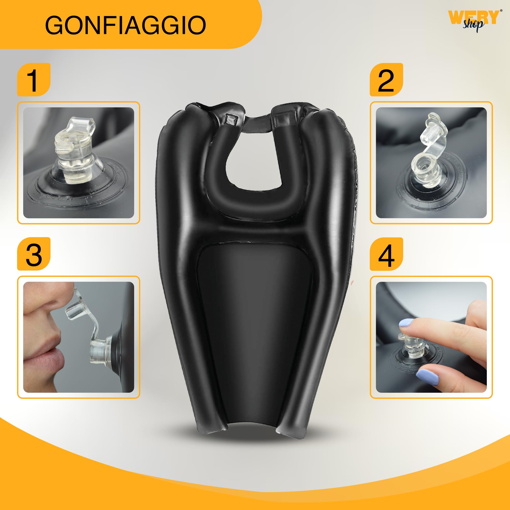 Lavatesta Portatile per Parrucchieri Professionale - Lavacapelli da Viaggio Pieghevole