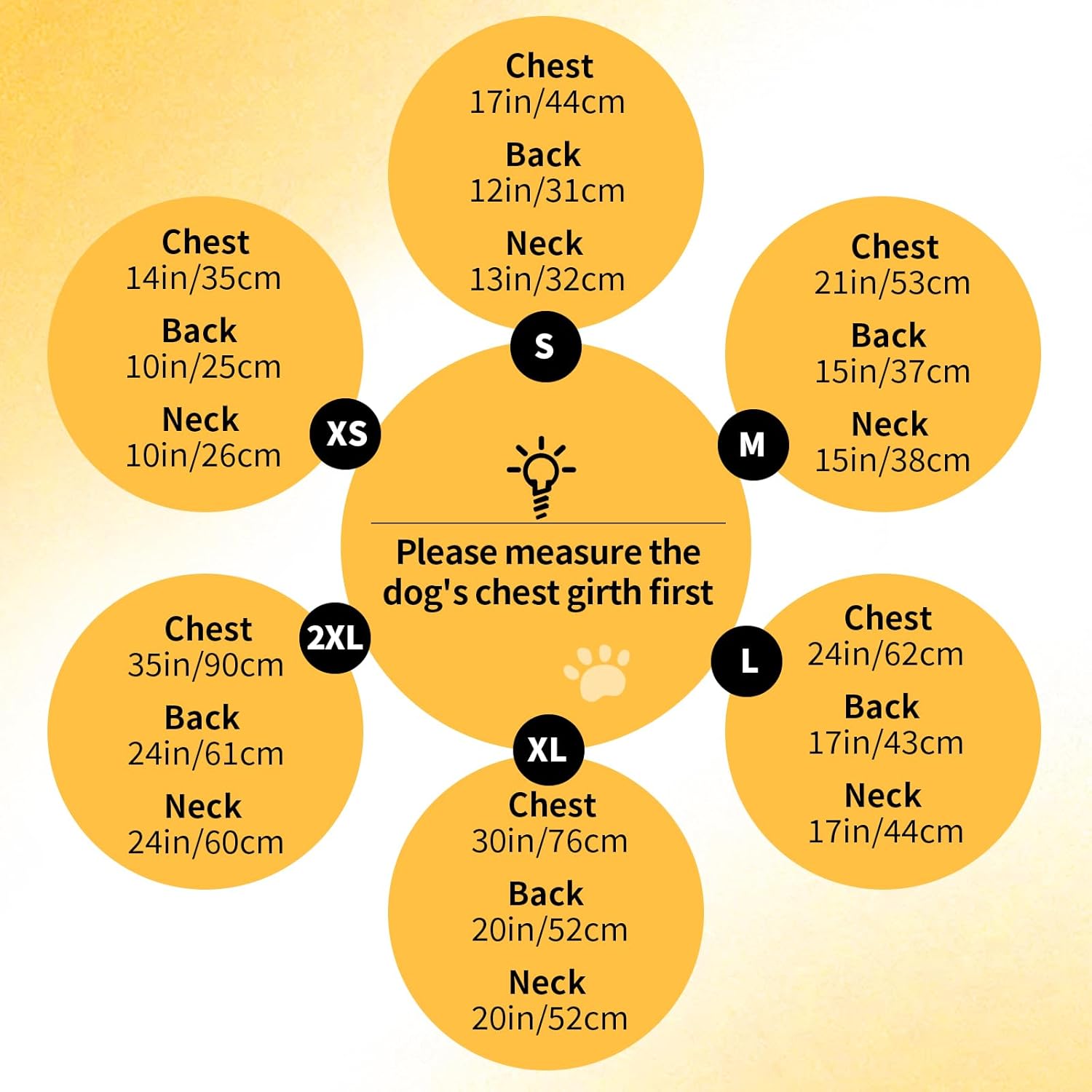 Condition photo showing New/Like New for (Size XL) FUAMEY Dog Sweatshirt Fleece Lined for Extra Large Dogs,Dog Pullover Sweater Soft Dogs Warm Sweaters Puppy Stretchy Clothes Winter American Style Raglan Sleeve Crewneck Pullover Yellow XL X-Large(chest:30in) Yellow