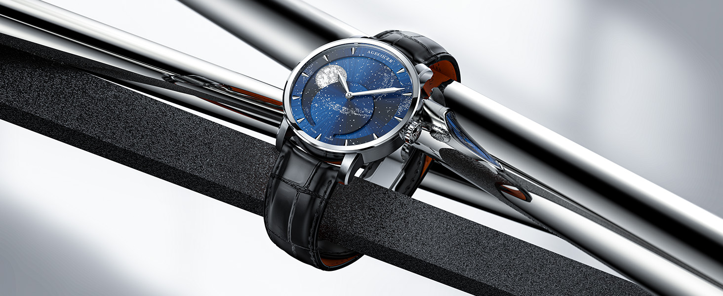 Amazon.com: AGELOCER Moon Phase Watch Original Design, Automatic