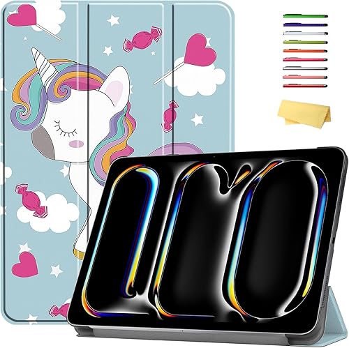Miniatura 71 de Funda para tablet Yaxa Kindle Fire Max 11 de 13ª generación (versión 2023) de 11 pulgadas con soporte [encendido y apagado automático] Funda