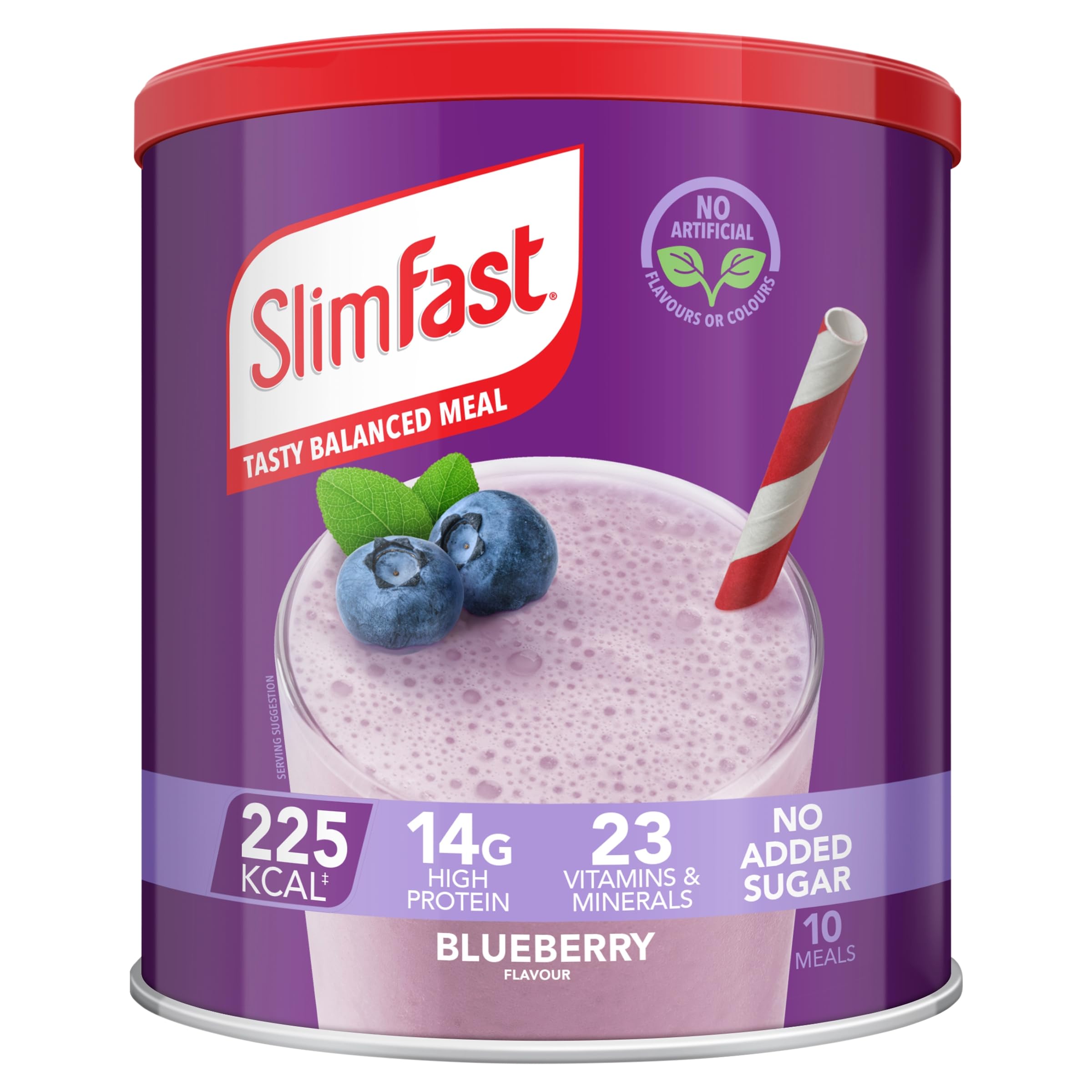 SlimFast Shake saveur myrtille 365 g