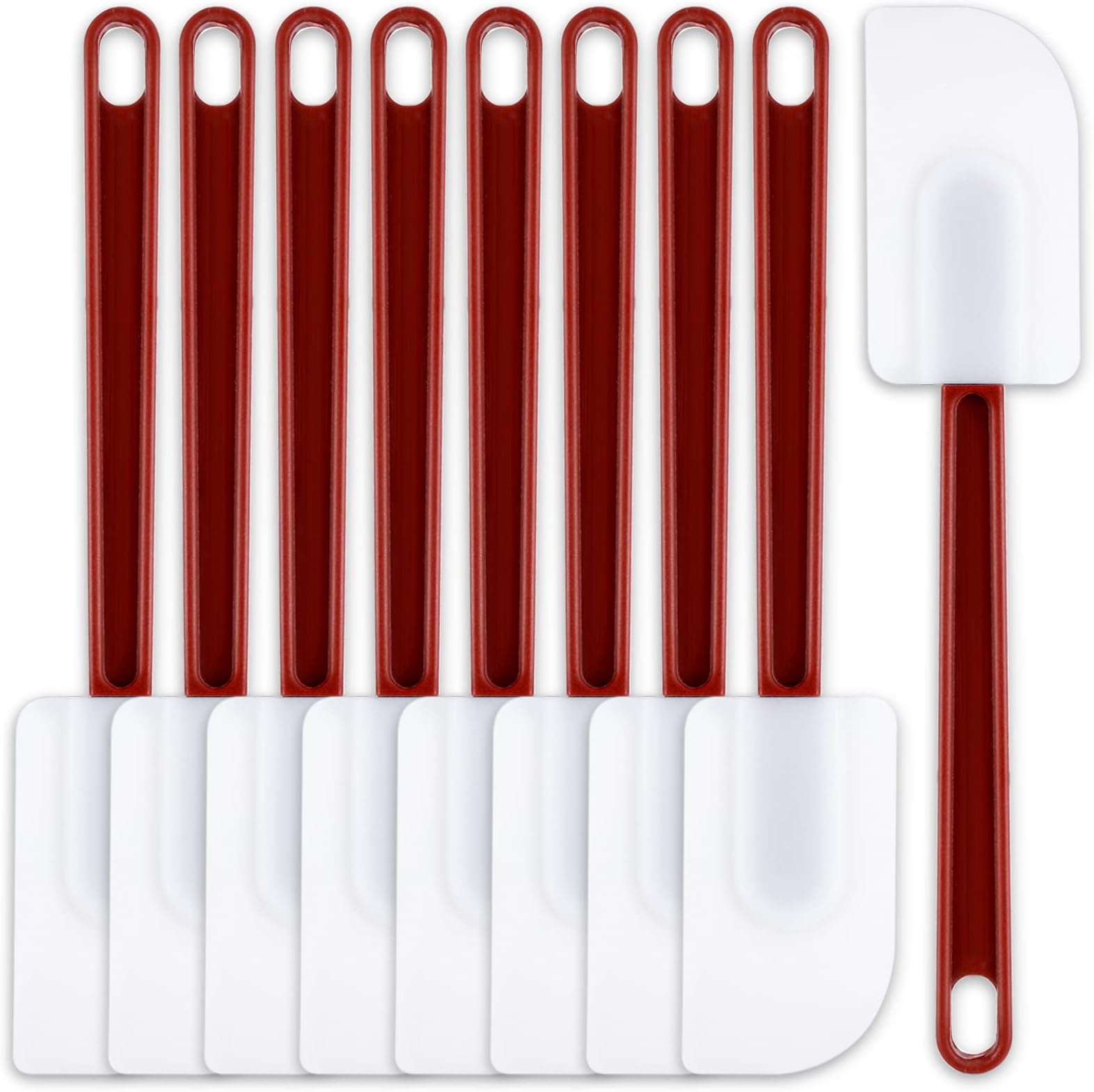 Lanties Set of 3 High Temp Silicone Spatulas 10 Inch Heat