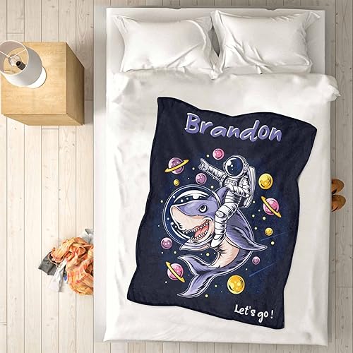 Miniatura 17 de Artsadd Personalized Baby Blanket for Girls Boys, Custom Baby Blankets with Name Customized Throw Blanket for Kids Newborn Baby Shower Birthday Gifts