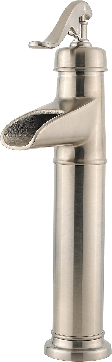 Pfister LF040YP0U Ashfield Single Control Vessel Bathroom Faucet in Rustic Bronze, Water-Efficient Model