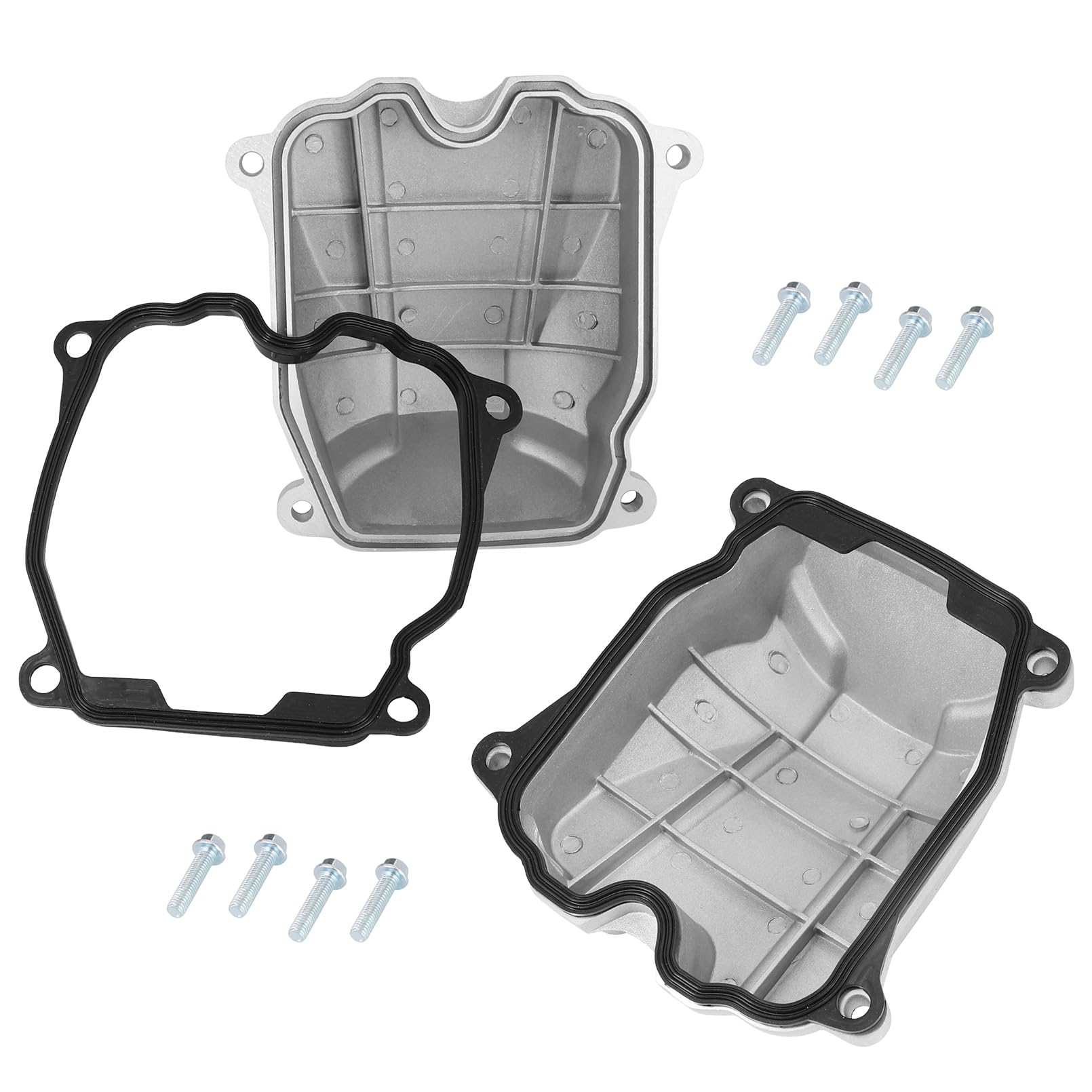 Coperchio valvola in alluminio con guarnizione e bulloni 420610393 420630260 compatibile con Can-am Commander Maverick Outlander 330 400 650 800 1000 1000R 2-Pack