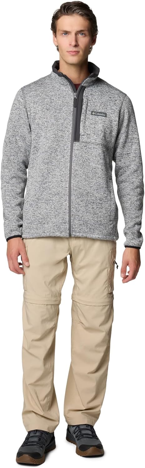 Columbia Men's Sweater Weather Full Zip, City Grey Heather, Small - Image 4