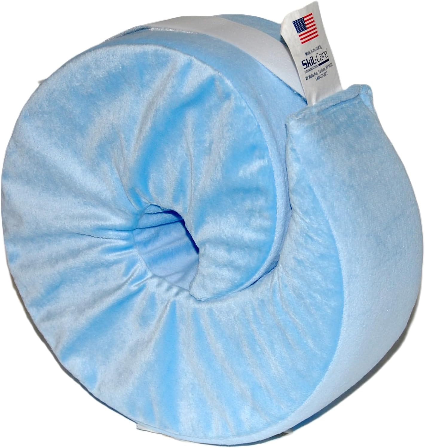 Skil-Care Wide Foot & Heel Elevator Pillow, Medical Wedge Foot Support Cushion for Bed Sore Foot Pressure, Support Foam Recovery Accessory