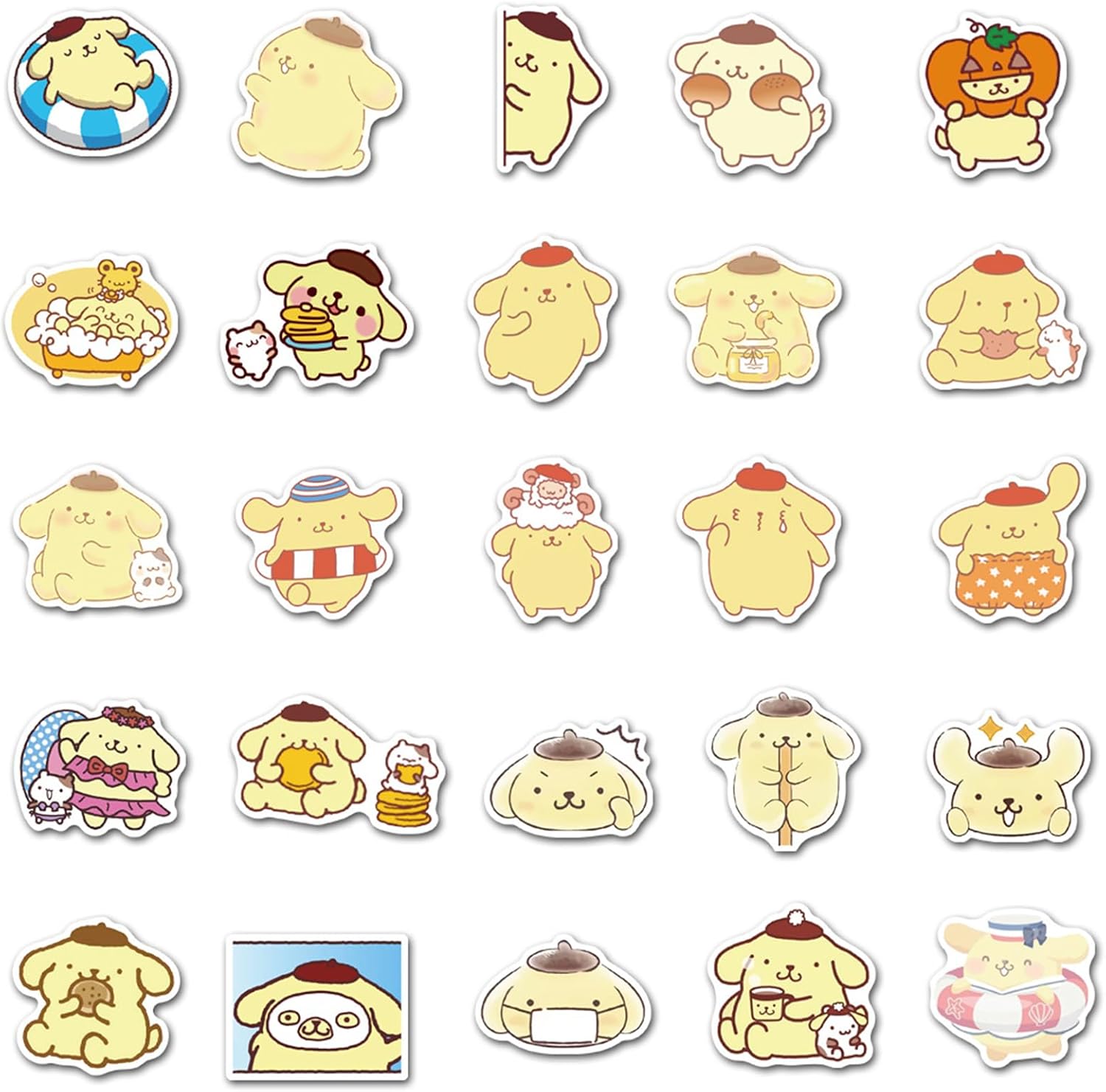XIAOYOUZI 50Pcs Pompompurin Vinyl Stickers for Phones, Tumblers, Laptops. image 3