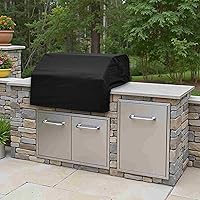 Vista 4 de Covers & All Built-in Grill Cover for Outdoor Grill – Heavy Duty 12 oz Waterproof Built-in BBQ Grill Cover, PVC-Coated Polyester with Elastic Hem