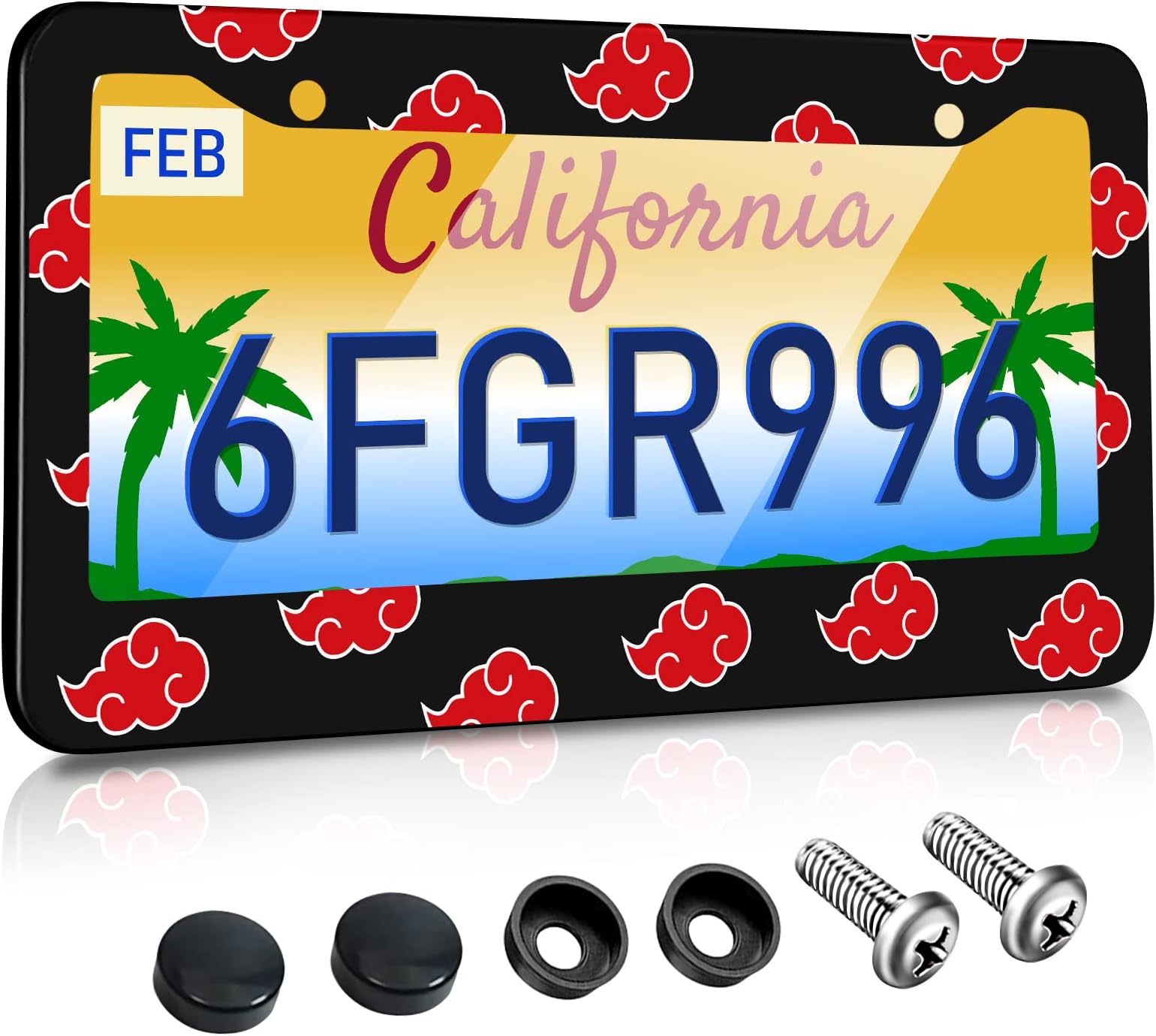 Pink Hello Kitty Number Plate Frame On A Toyota Car In Phetchabun, Thailand, South East Asia Stock Photo - Foto 7