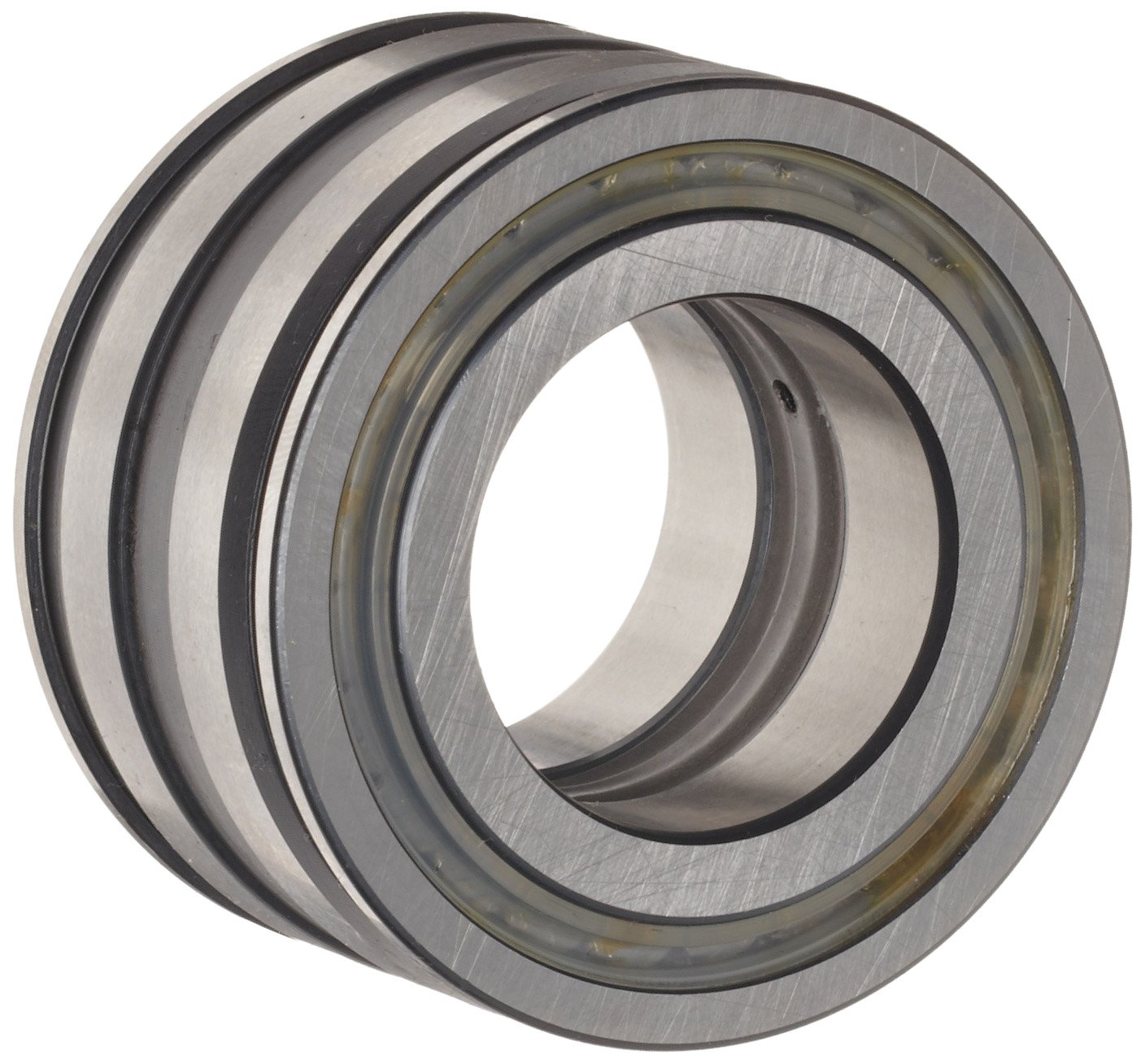 INA SL045012PP Cylindrical Roller Bearing, Double Row, Fixed, Normal Clearance, Open End, Double Sealed, Oil Hole, Metric, 60mm ID, 95mm OD, 46mm Width, 4200rpm Maximum Rotational Speed, 44000lbf Stat