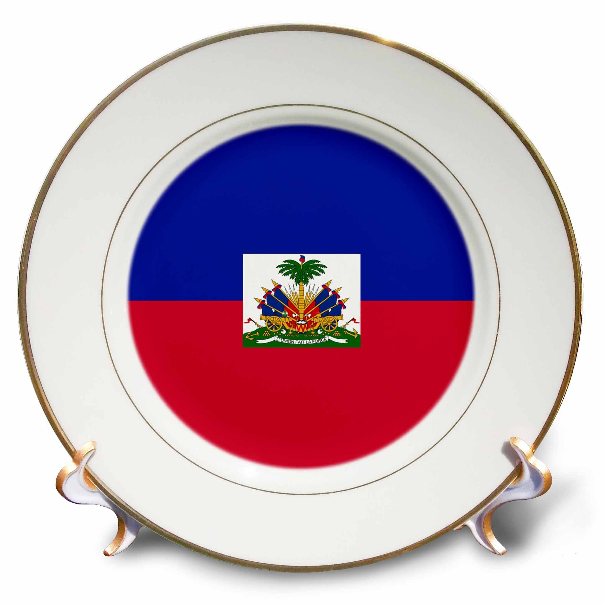 Washington D.C. Metal Souvenir Plate (Black and Gold) (5.5