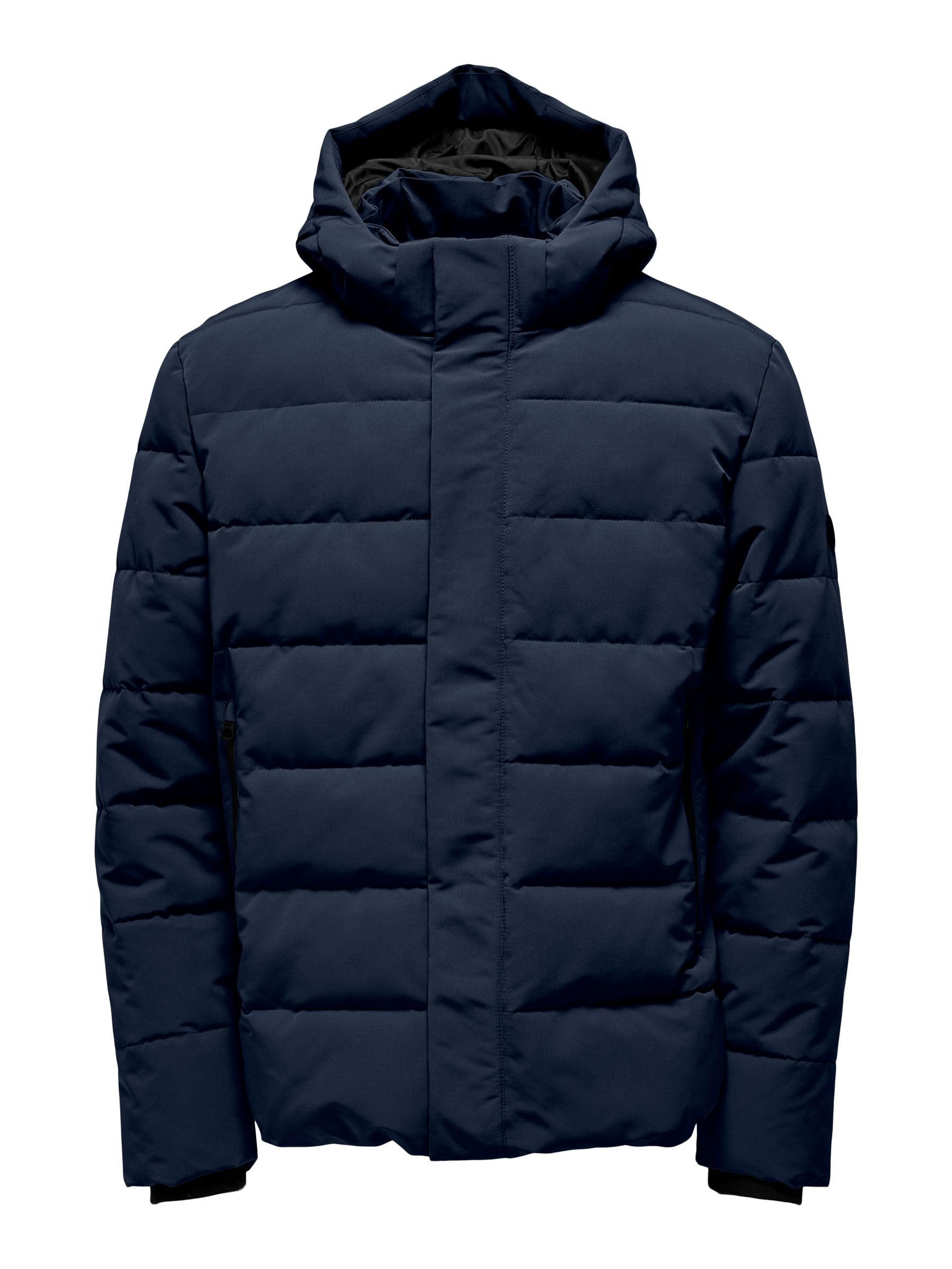 ONLY & SONS Men's Onscayson Puffa OTW Noos, Navy Blazer, L, Blazer Navy, L