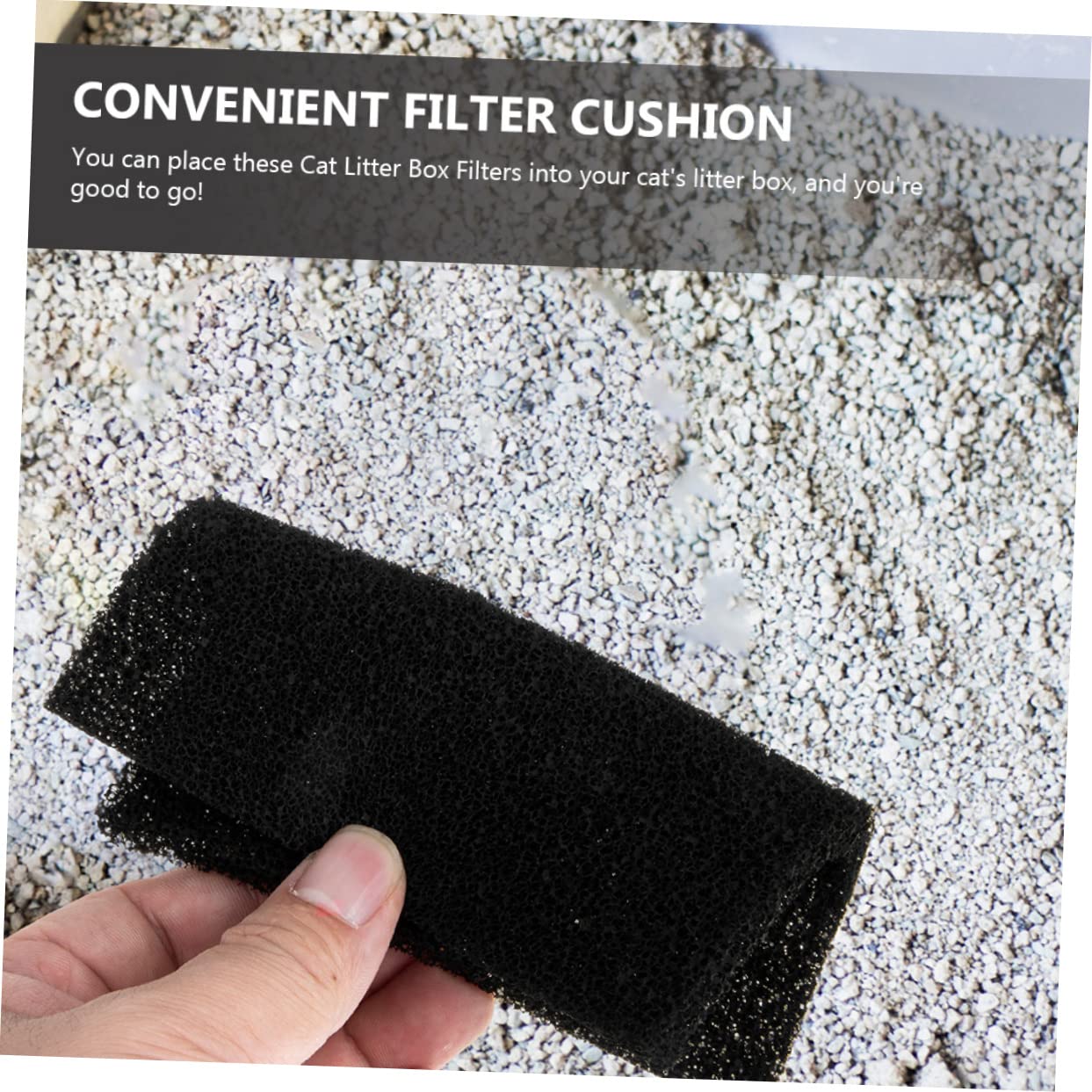 POPETPOP 18stücke Aktivkohlefilter Für Katzenklo Geruchsfilter Pads Für Katzentoilette Hochwertige Filtermatten Für Frische Luft Langlebig Geruchsbeseitigung