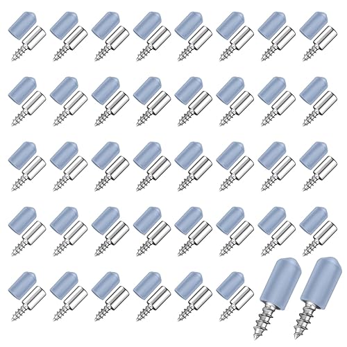 40 clavijas de soporte para estante, tornillos autorroscantes, soporte laminado para gabinete, pasador con funda gris, tornillos autoperforantes