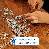 Vista 3 de Eitech Tractor con remolque, juguete educativo STEM - Introducción a la ingeniería y aprendizaje STEAM, construcción y juego de construcción