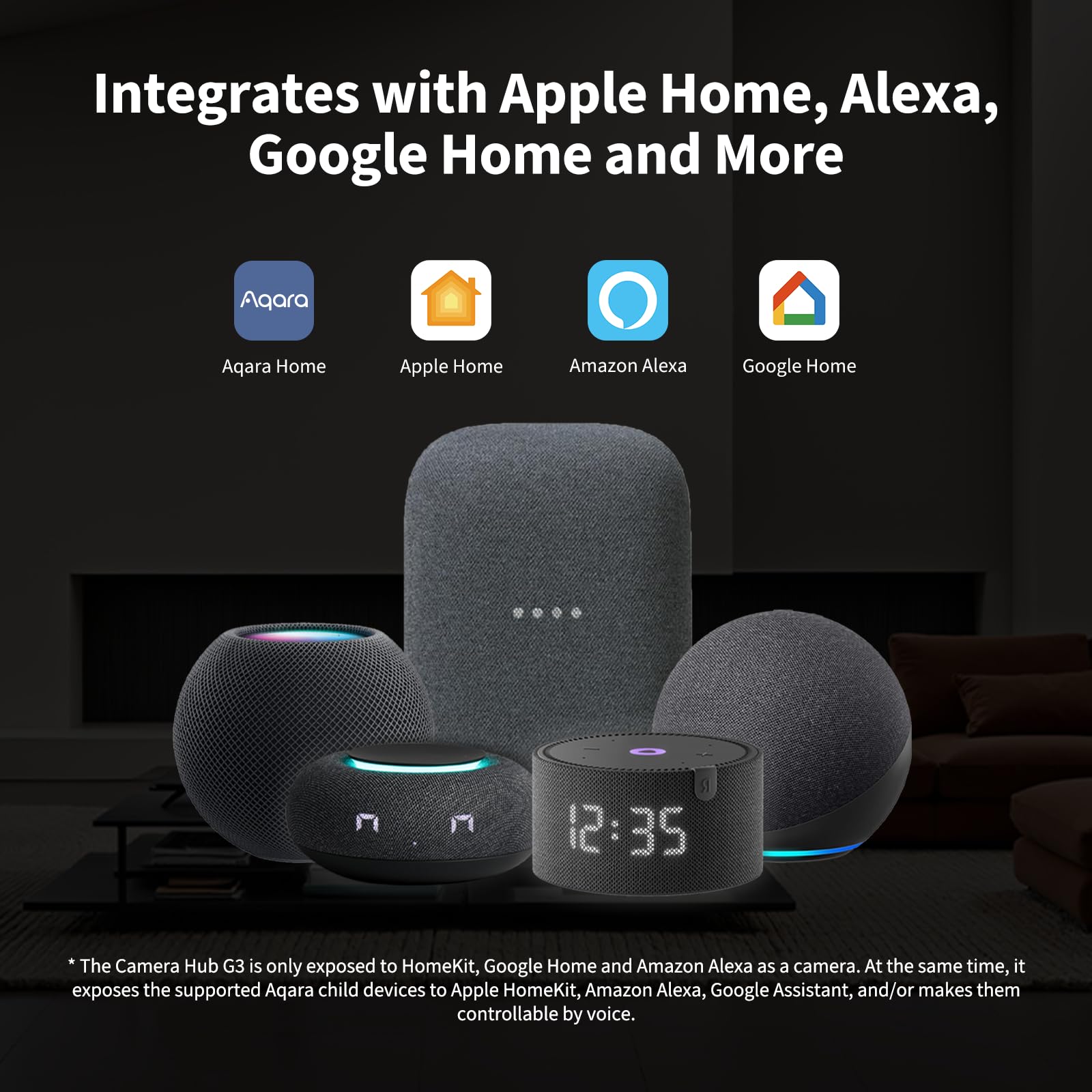 Aqara Système de Sécurité Y100, HomeGuardian | 2K PT Caméra Hub G3 et 3 Capteurs Intelligents, Automatisation Locale, alertes 24/7, Compatible HomeKit, Google Home, Alexa