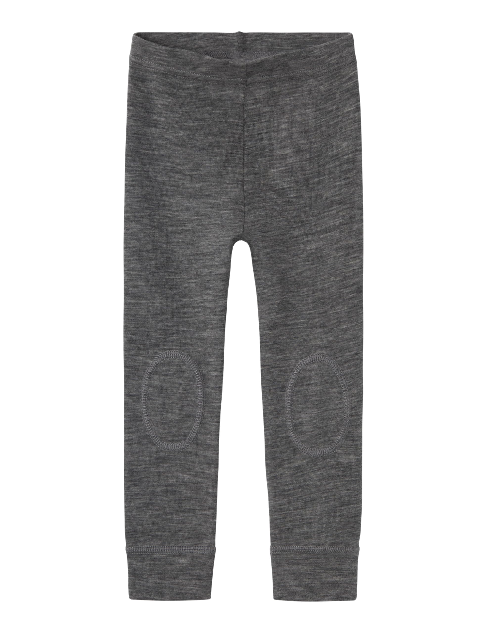 NAME IT NMMWANG Wool Rib LONGJOHN, Leggings Bambino, Grau,