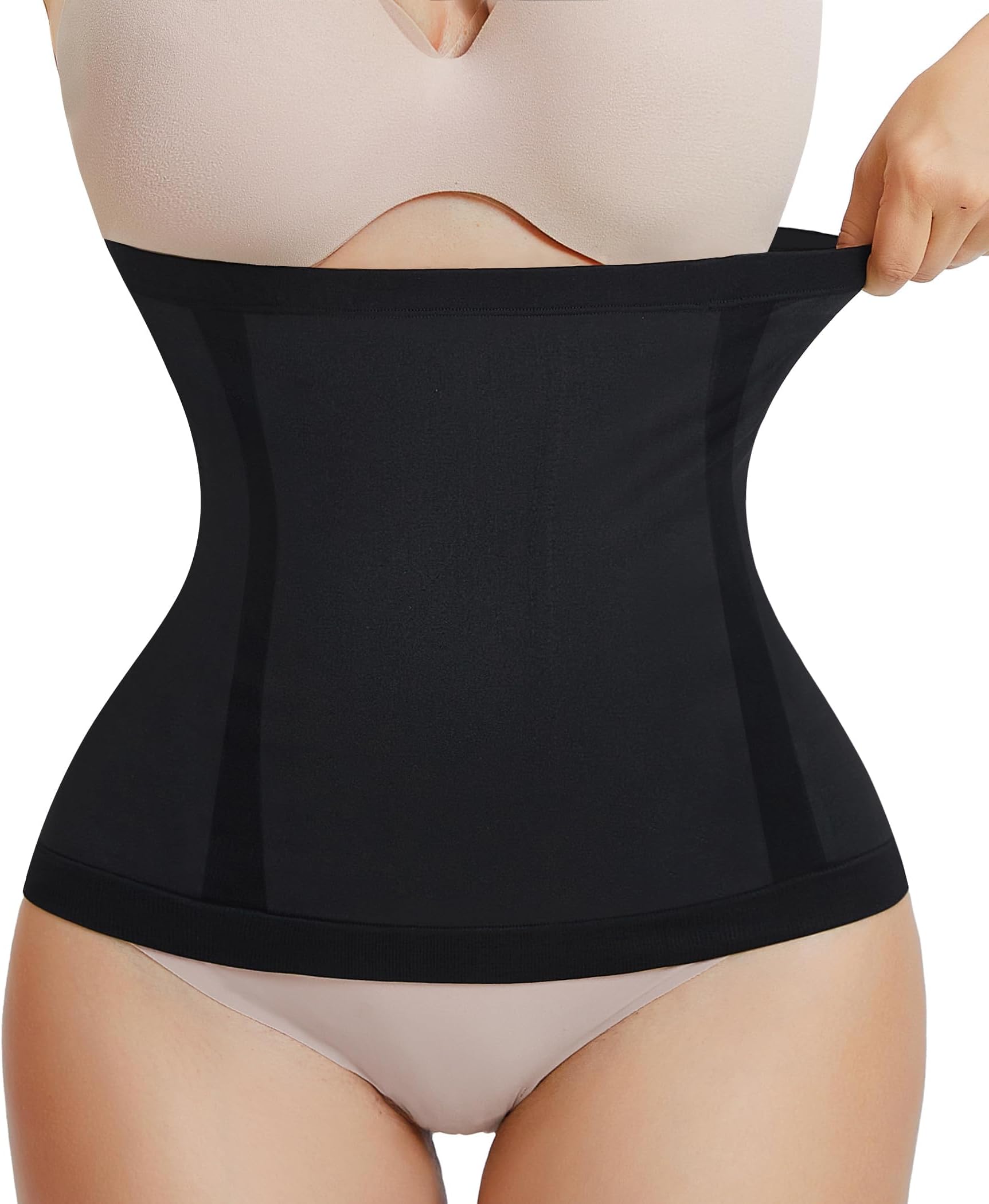 โ Waist Trainer for Women Tummy Control Girdle Band Waist Cincher Body Shaper Postpartum Recovery Belt