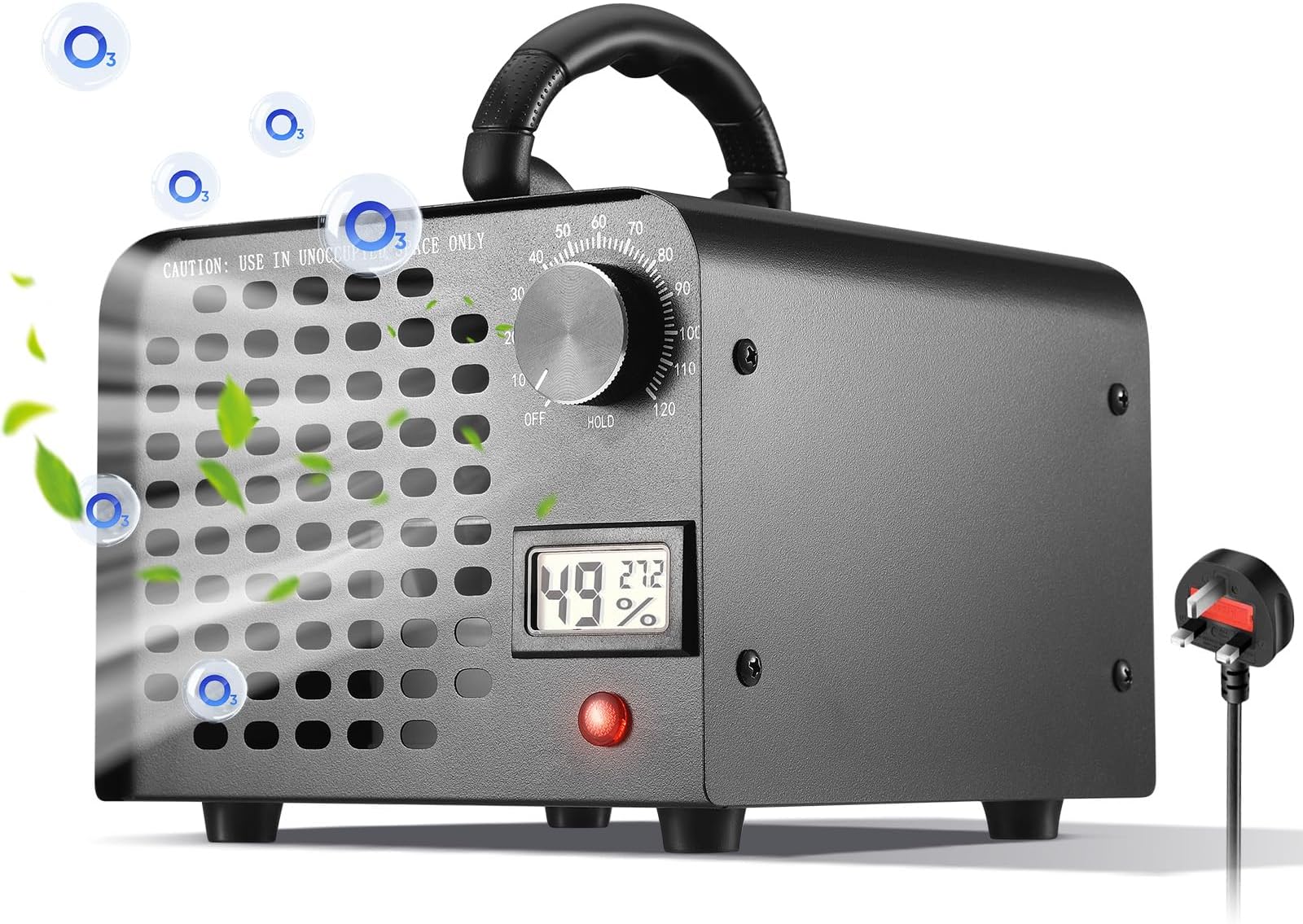 Ozone Generator, 15,000mg/h Ozone Machine for Home, Car, Pet Room, Smoke, High Capacity O3 Air Purifier Deodorizer, Industrial Household Air Ionizers Odor Removal for Areas of 2000 Sq. Feet