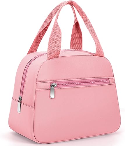 Miniatura 12 de Bolsa de almuerzo, bolsa de almuerzo aislada para mujeres y hombres, lonchera impermeable, bolsa de almuerzo tipo tote de gran capacidad,