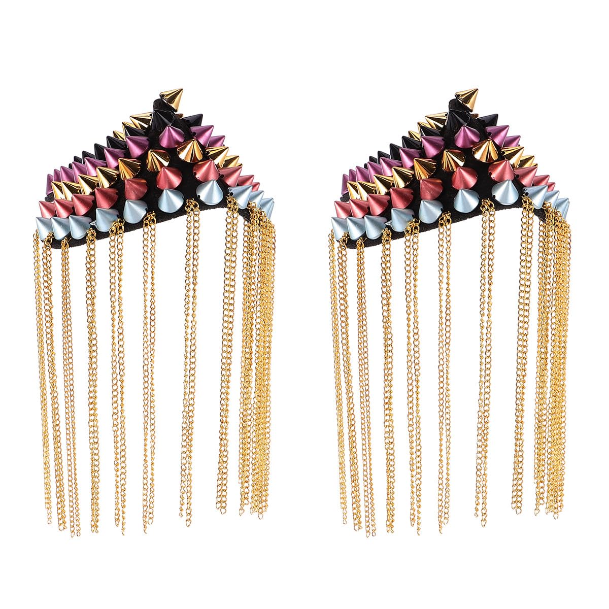 Charreteras con borlas de aleación para personalizar chaquetas y zapatos casuales