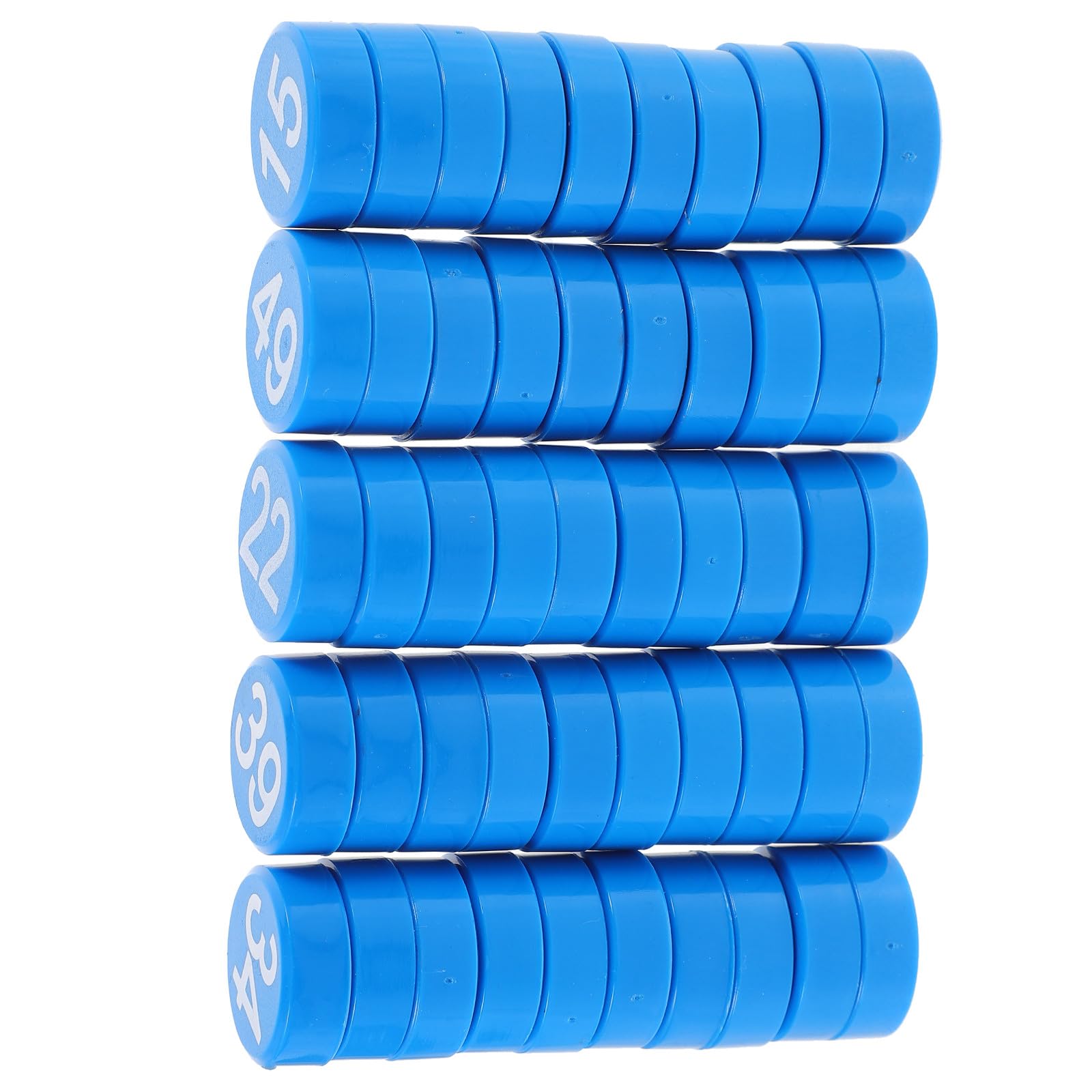 Baluue 50 Stück Magnetische Zahlen Kühlschrankmagnete Farbige Lernspielzeuge aus Langlebigem Material Kompakt Ablösbar Magnetische Zahlen für Küche und Klassenzimmer