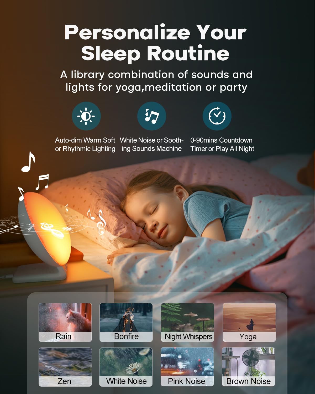 White Noise Sound Machine for Sleep