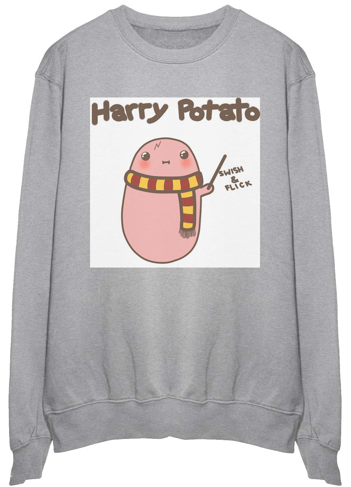 Sweat Harry Potato Swish and Flick - Cadeau Pullover Medium Idéal