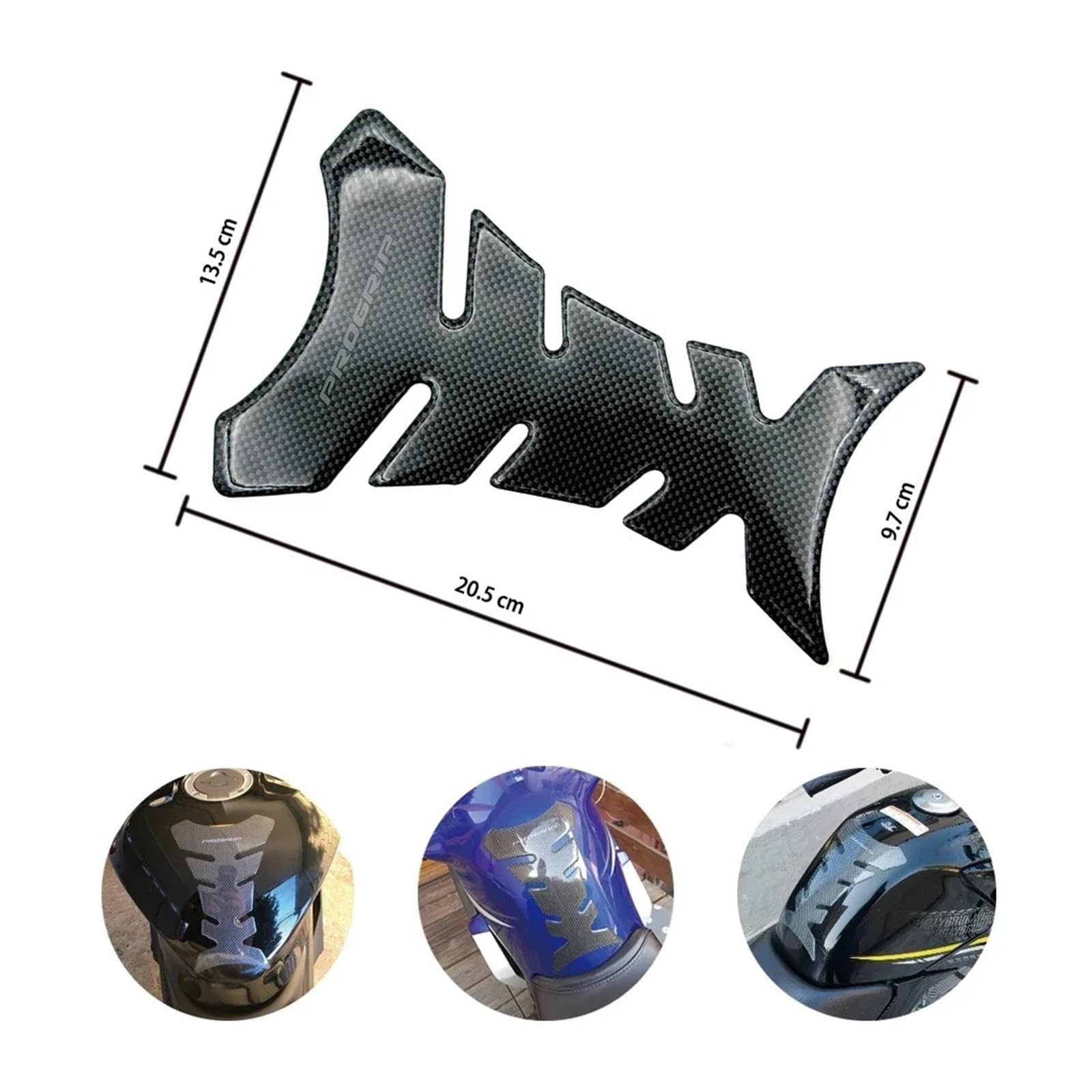 VINGVO Autocollant De Réservoir De Carburant Autocollant Antidérapant