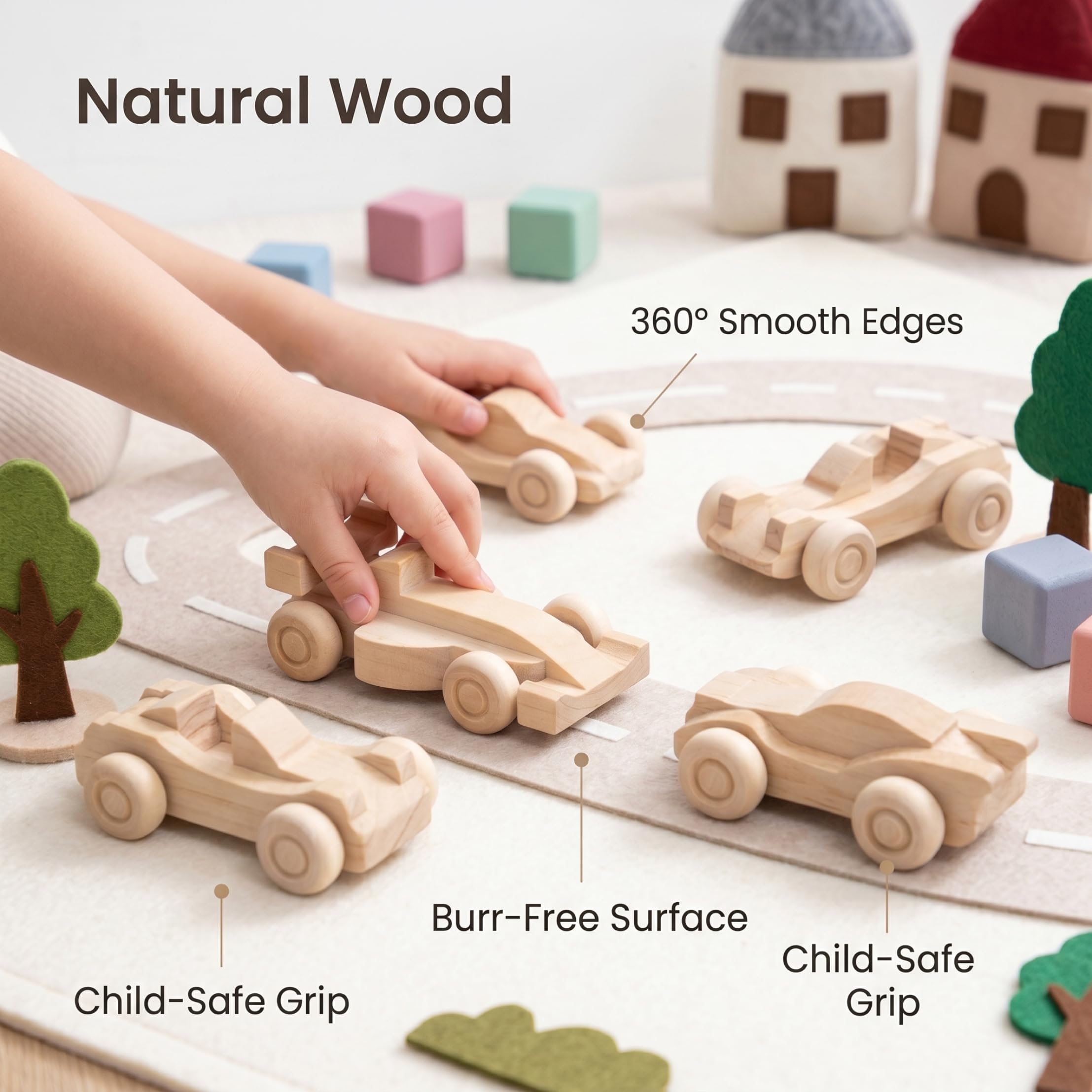 6 uds. De Coches de Madera para Pintar, Manualidades de Madera Natural para niños, Grafiti de Manualidades, minicoches de Carreras, inspiración artística para niños y niñas