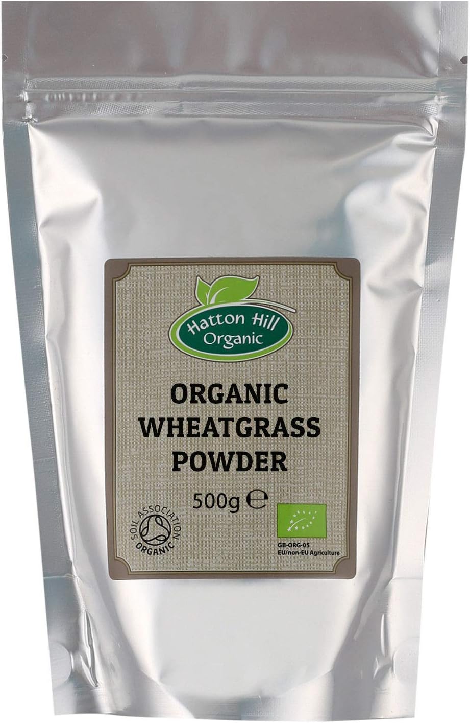 Organic Austrian Wheatgrass Powder 500g by Hatton Hill Organic - Free UK Delivery