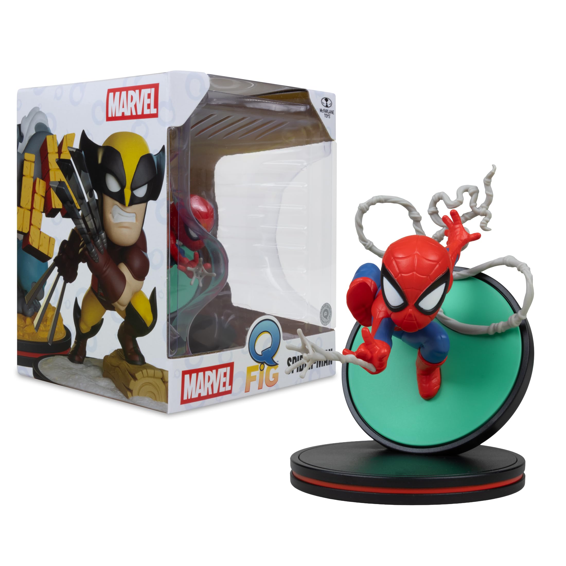 McFarlane Toys QMx Marvel Spider-Man 4.5" Posed Q-Fig Toys